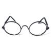 Cat Eye-wear Photos Props Accessories Cosplay Glasses Clear Lens Round Funny Clear Lens Round Glass Gift for Pet Puppy