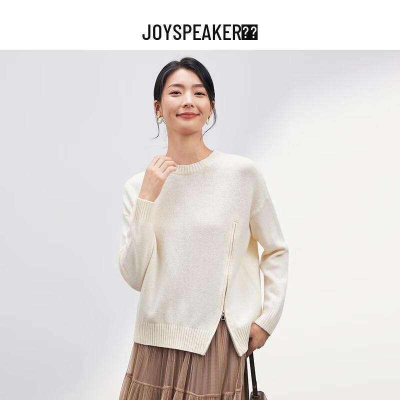 JOY SPEAKER Dámský svetr s kulatým výstřihem ze směsi vlny