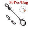 Rolling Snap Quick Connection Fishing Fastach Clips Swivels Connector Connector Stainless Steel