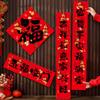Horse Year Couplet Gift Pack Spring Festival Couplet Red Envelope Set Door Window Stickers Decor Spring Festival Supplies