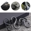 Carabiner, S-shaped, 5 pieces, stylish, small, multifunctional, keychain, clasp, connection