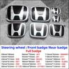 1pcs Car Front Head Hood Bonnet Emblem Rear Tail Bumper Logo For Civic Fit Jazz Accord CRV HRV City Odyssey Accessories
