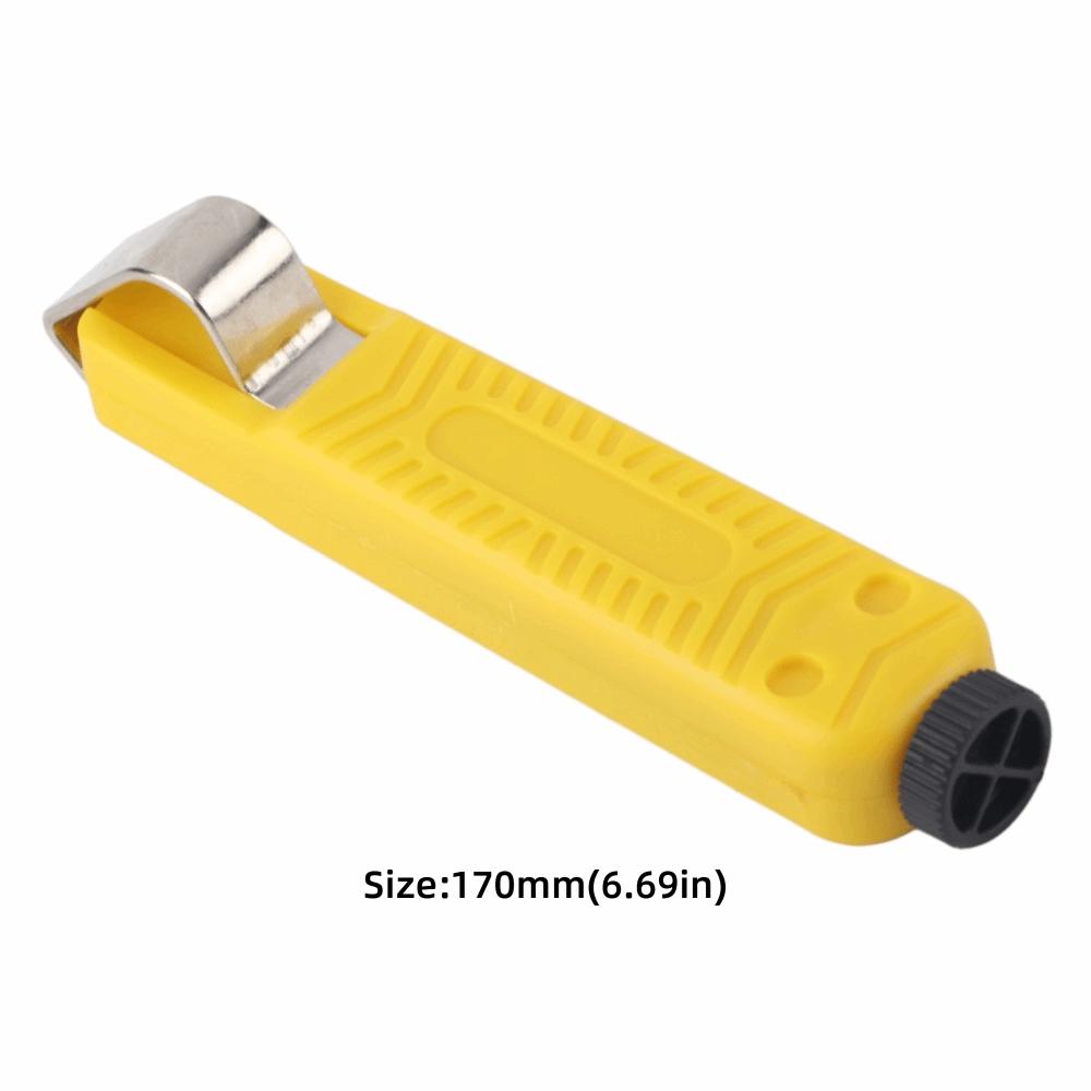 Yellow Cable Stripping Tool Lightweight Insulation Cutter Tool Wire Stripping Tool Wire Stripping