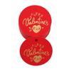 Pack Of 100 Elegant Heart/Round Labels for Valentine's Day Presents and Surprises Decorative Couple Gift Embellishments