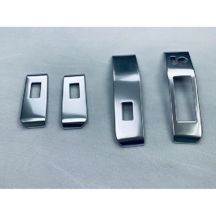 Steel Matte Window Lift Panel Cover Trim For - Toyota Highlander 4pcs