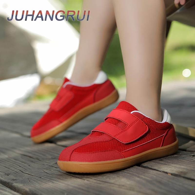 Wide-Fit Children's Shoes Barefoot Shoes Breathable Mesh Upper Non-Slip Rubber Sole for Boys & Girls Casual Walking Footwear