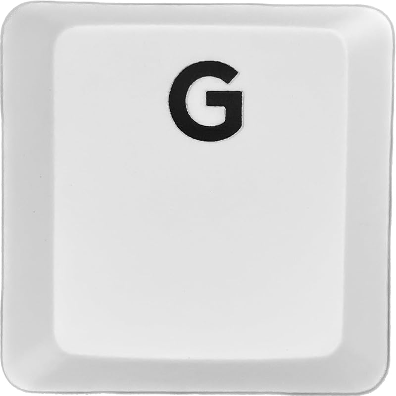 

logitech G913/G913TKL/G915 replacement keycaps [Sold as 1 piece] (Light-emitting compatible) [BERGBUCH] (G, White)