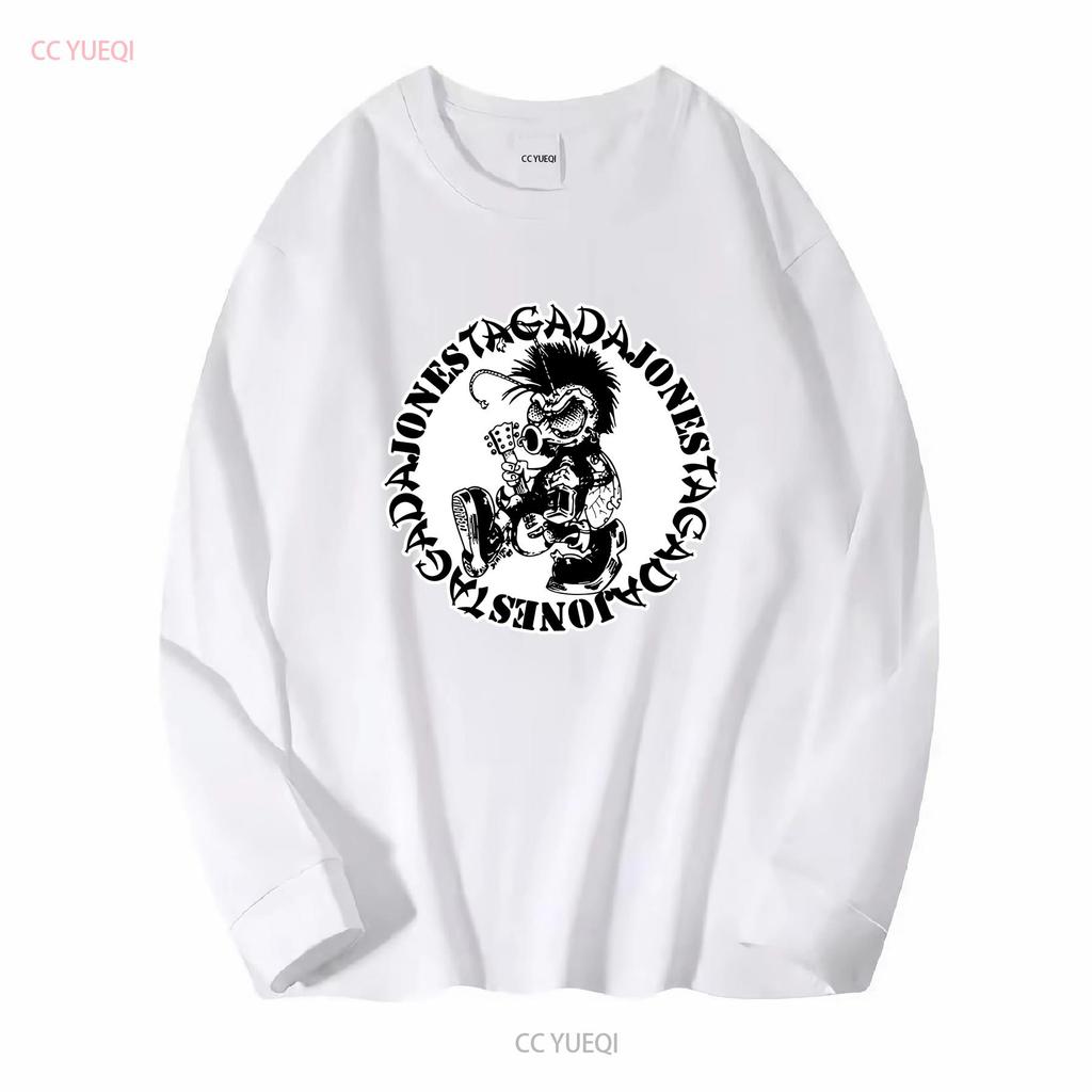 TAGADA JONES T Shirt Band Hardcore Anarcho Punk Rock Long or Short Sleeves Vintage Washed Comfortable Unisex Homme Soft