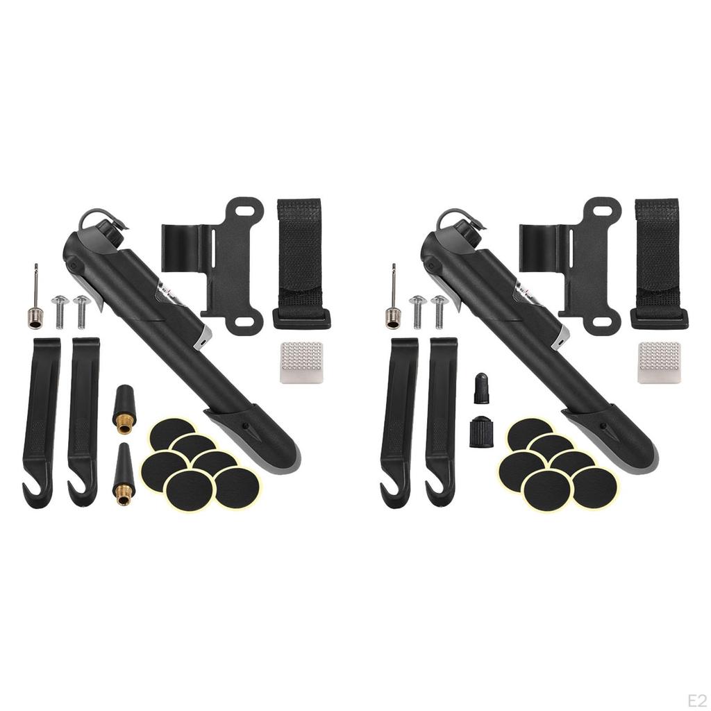 Set Multifunctional Cycling Inflator for BMX Football Soccer
