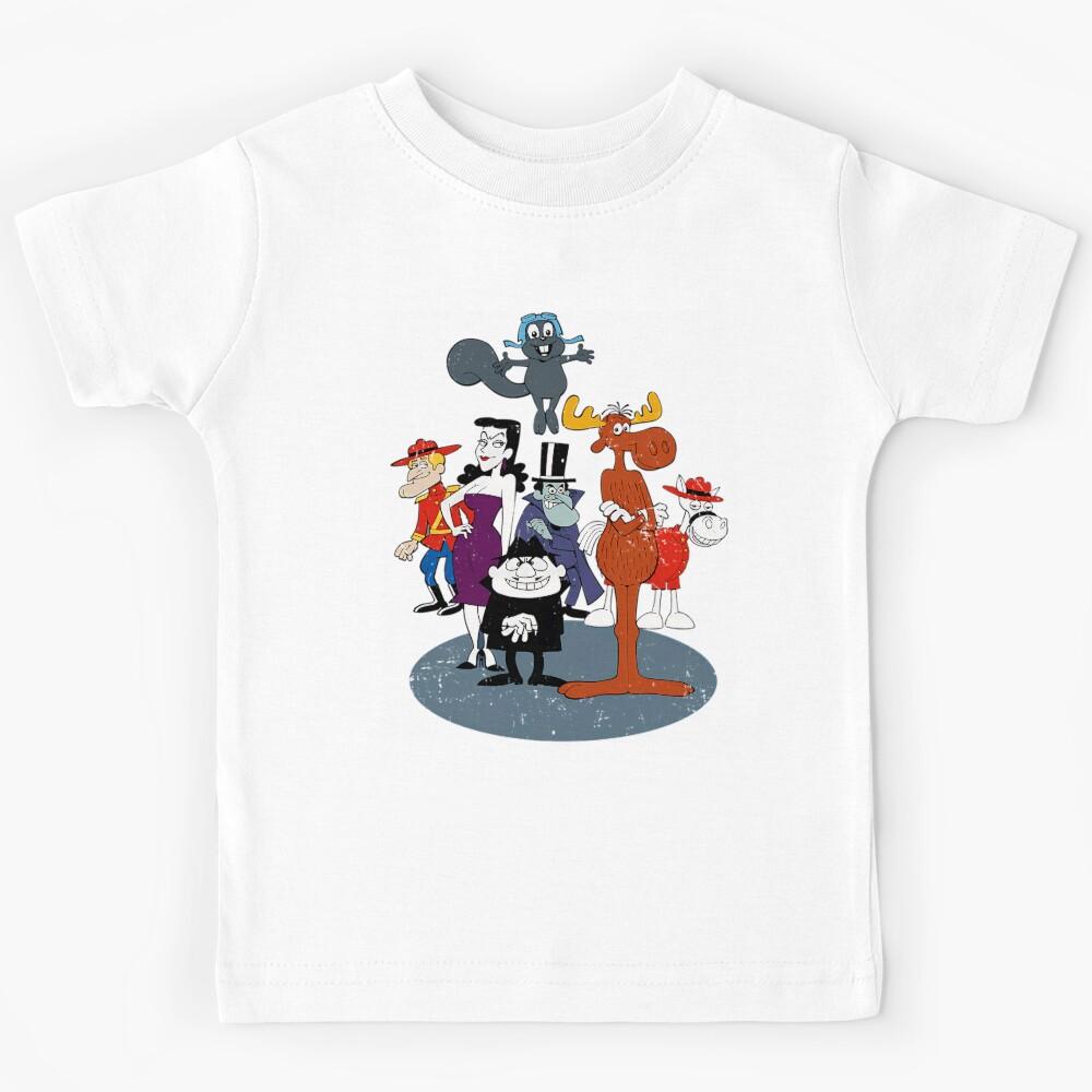 Funny Cute Show Character Animals Retro Cartoon 90s Kids T-Shirt 100