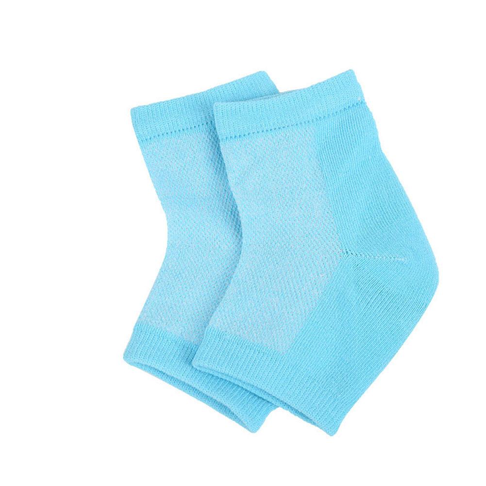 Breathable Mesh Gel Anti-crack Heel Socks Summer Ankle Socks Insole Pad Heel Protectors Sports Socks