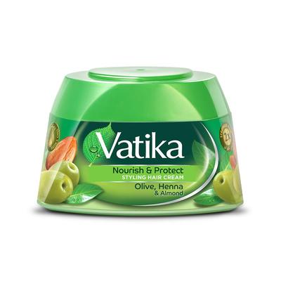 Haarcreme Henna Nährstoff und Schutz Styling Haarcreme mit Olive, Henna, Mandel Vatika VAE