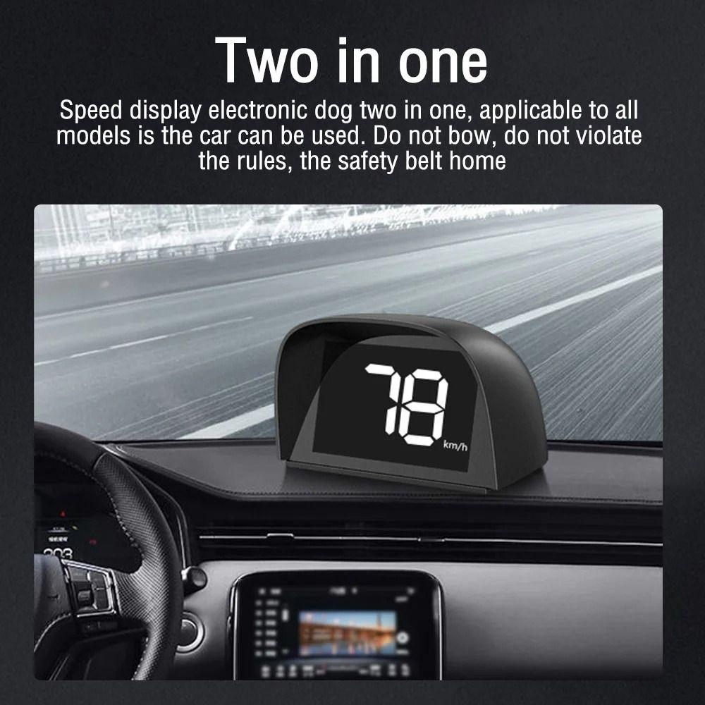 Versatile Compatibility GPS Digital Speedometer Plug&Play Vehicle Speed Meter Car Digital