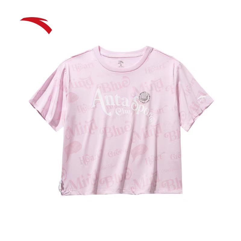 Anta Women s Ice Skin Anti-bacterial Loose Fit T-Shirt L