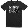 Funny T Shirt Mens Science Like Magic But Real Geek Fit Cotton Tee