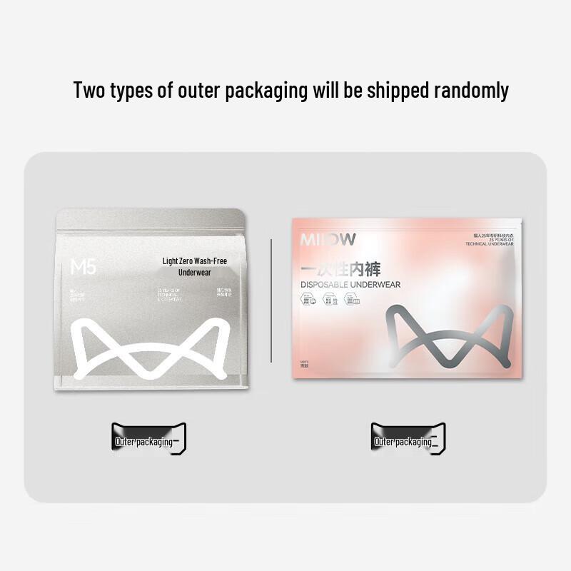 MiiOW Women's Disposable Cotton Underwear