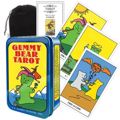 Kancharo Tarot Cards 78 Pieces Tarot Fortune Telling Bear Japanese Tarot Cards Basic Instructions Pouch Included [Gummy Tarot] & (Genuine Product)