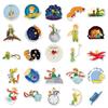 50 Sheets of Waterproof Little Prince Animation Stickers for Journals, Phone Cases, Notebooks, & Suitcases