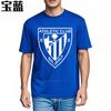 T-shirt Rock Streetwear Girocollo Maglietta Logo Athletic Club Bilbao Design Cotone Taglia Grande T-shirt Retro Oversize Traspirante