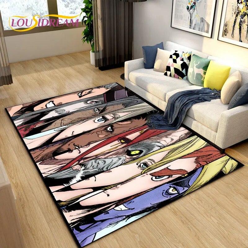 Record of Ragnarok, Cartoon Anime Area Rug,Carpet Rug for Living Room Bedroom Sofa Doormat Decoration,Kids Non-slip Floor Mat