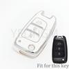For Hyundai Sonata Santafe Verna Tucson Celesta Accent Creta Kona Elantra Solaris I30 I35 I40 Ix35 Tpu Car Remote Key Cover Case