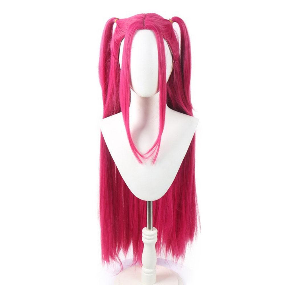 Cosplay Wig Hunters Cosplay Women Cosplay Long Hair Nails Wigs Wig Full Head Cover With Purple Long Hair Fried Dough Twists