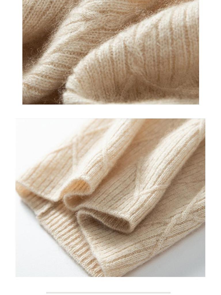 Unisex Cashmere Neck Warmer: Cold-Proof, Knitted Pullover Dickey for Autumn and Winter