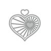 Hollow Out Heart Frame Art Pattern Metal Cutting Dies for Scrapbooking Embossing Stencils Card Making Craft Decor