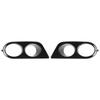 2pcs Front Bumper Foglight Cover Dual Holes Car Accessory Fit for E46 M3 2001‑2006