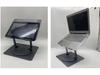 360° Rotating Aluminum Laptop Stand with Adjustable Height and Heat Dissipation
