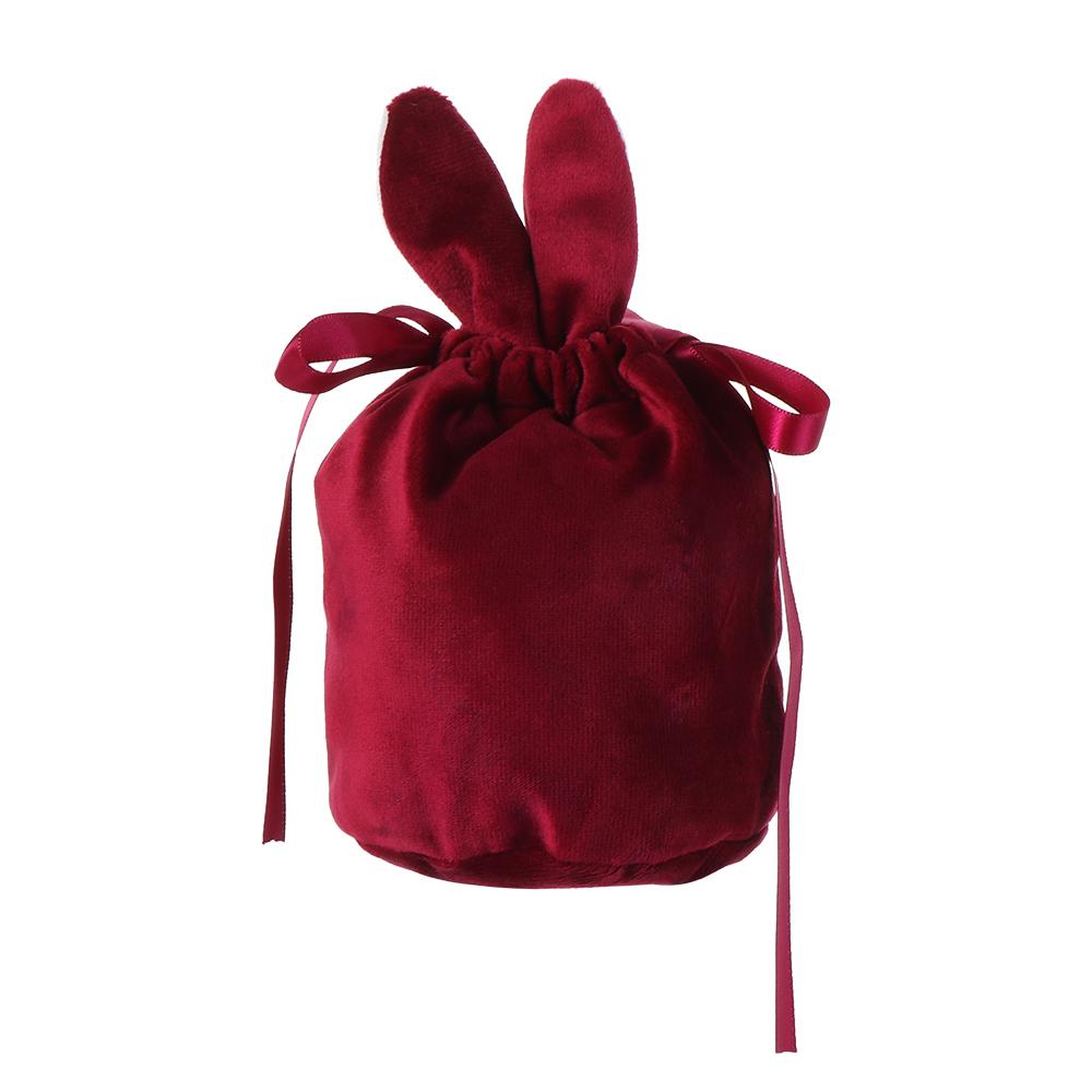 Bunny Ears Easter Bunny Ears Candy Bags Flannelette Gift Packing Bags Rabbit Ear Gift Bag  Easter