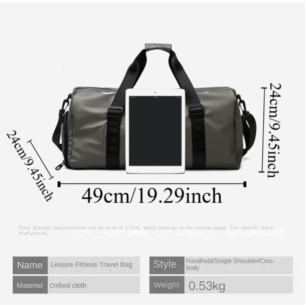 Dry and Wet Separation Travel Duffels Bags Large Capacity Gym Bag Sports Shoulder Bag Pilates