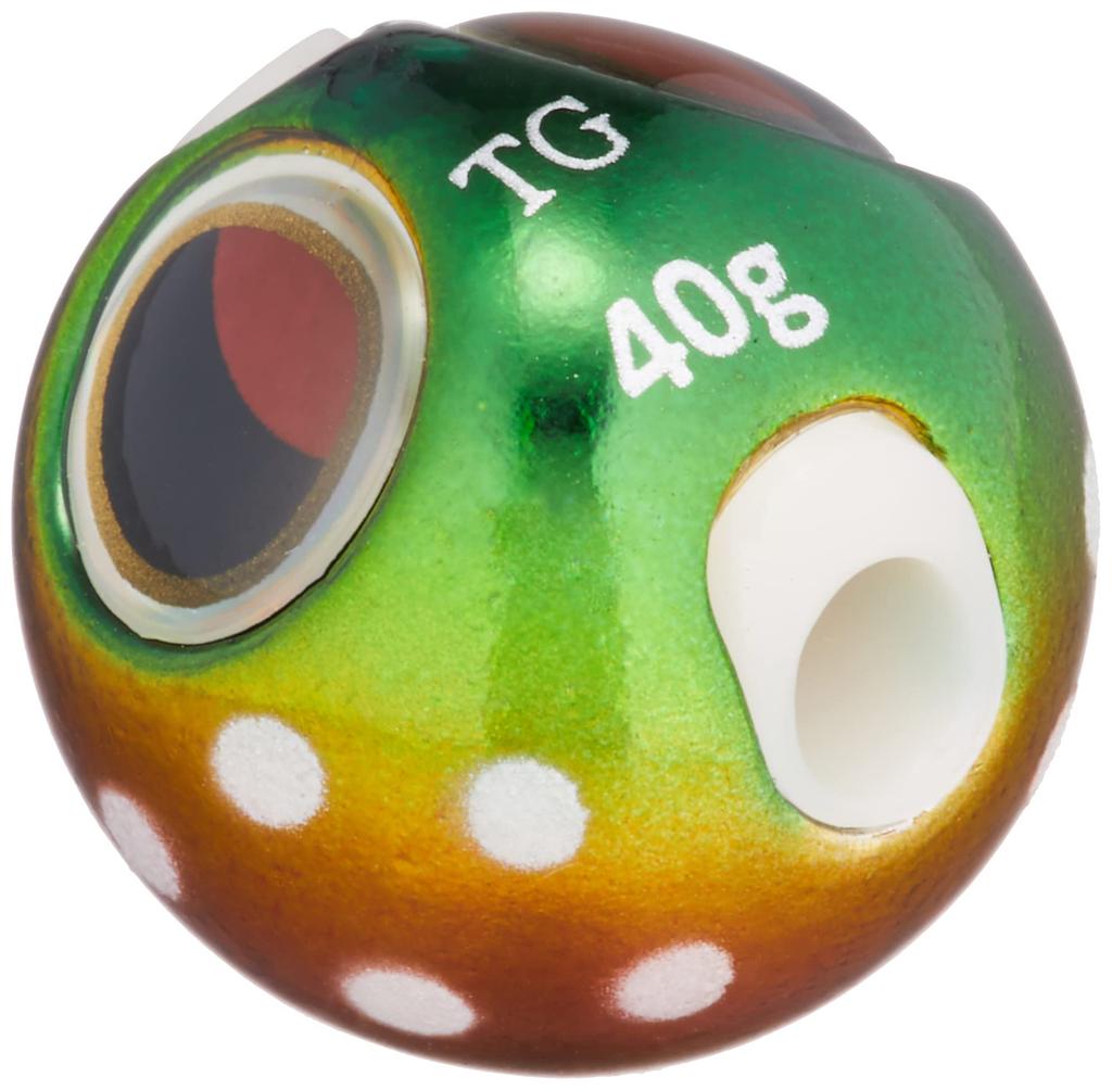 Gamakatsu Sakuragen Tai Rubber Q TG Sinker 40g Gold GL Spot #25GR