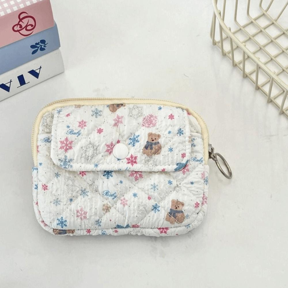 Korean Style Small Lipstick Bag Multifuctional Cute Wallet Sanitary Napkin Storage Bag  Daily