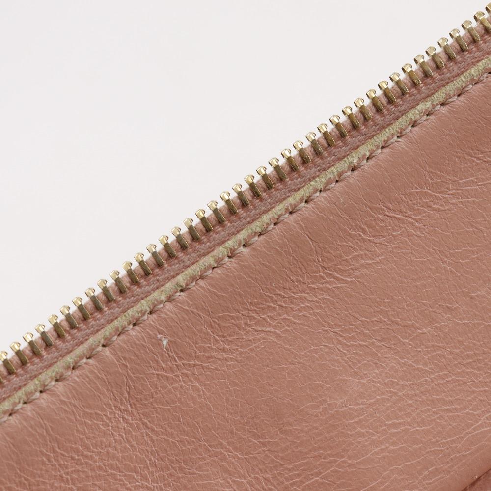 Chanel Matelasse COCO Mark Tote Bag A15688 Chain Tote Pink Caviar Skin Women Used