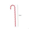 6 Candy Cane Christmas Tree Decorations Pendant Hanging Ornament Year Handmade Gift Garland