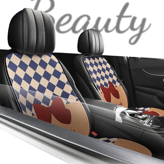 1Pc Seat Cushion   Stain Resistant Excellent Ventilation High Elasticity Colorfast Protective Four Seasons Automobile Seat Cover Cushion Pad for Car