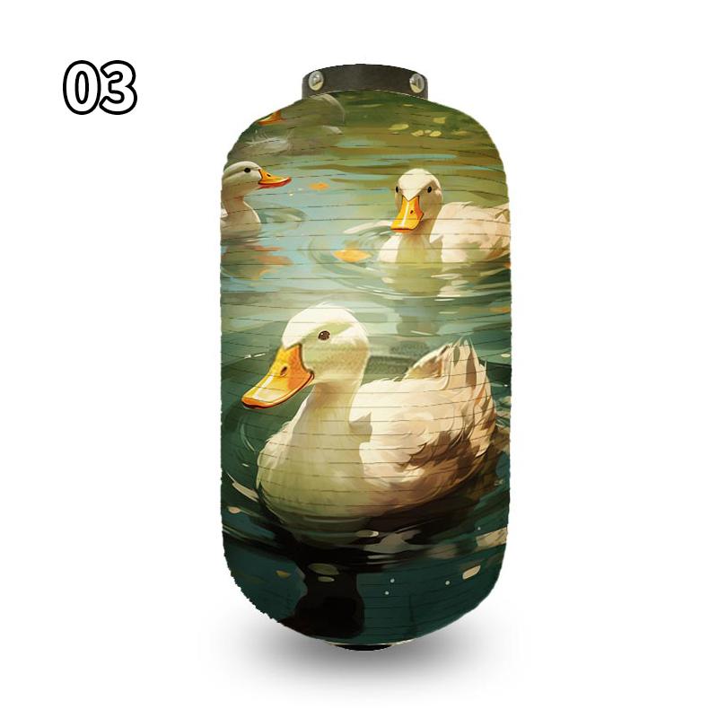 Antique Cartoon Duck Japanese Traditional Cloth Lanterns Restaurant Izakaya Cuisine Decor Advertising Sign Party Decor Lantern