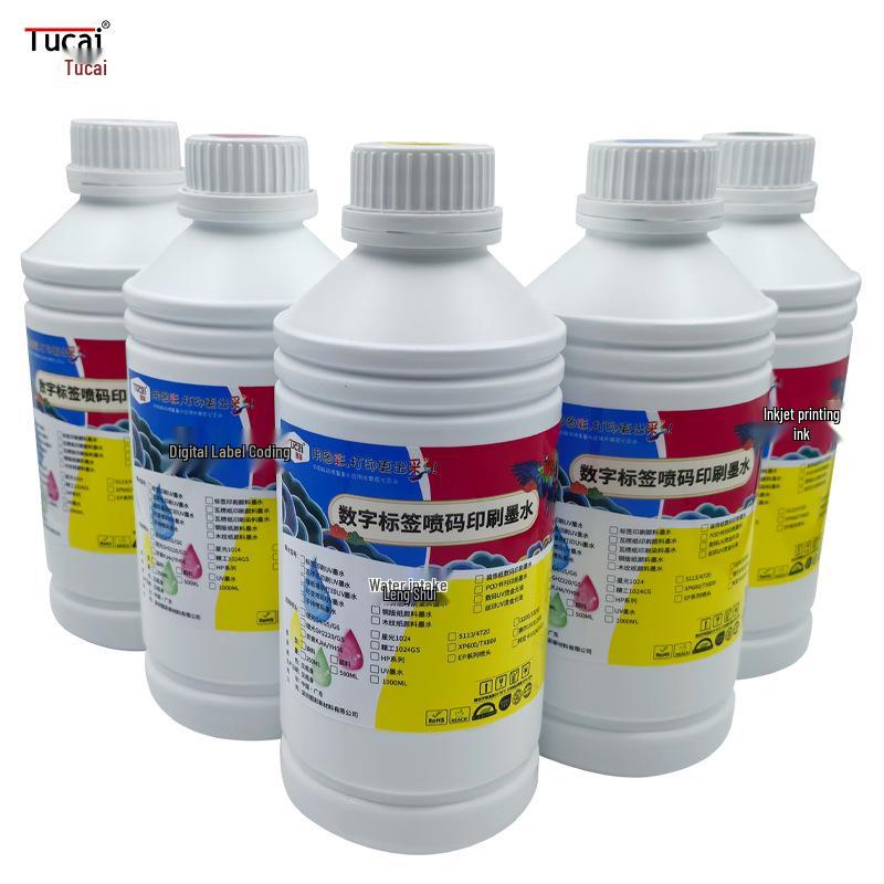 Tu Cai ONE PASS Ink for HP Inkjet Printers - Ideal for Corrugated Boxes and Label Packaging.