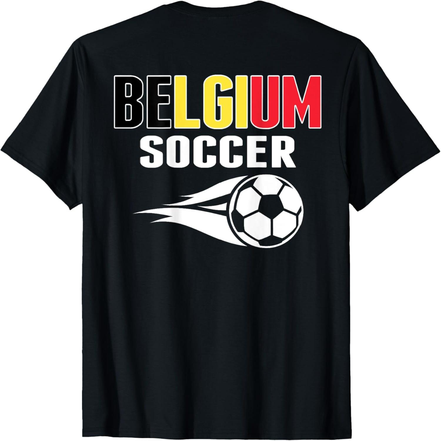 Proud Belgium Soccer Fans Jersey - Support Belgian Football T-Shirt(1) S разноцветный