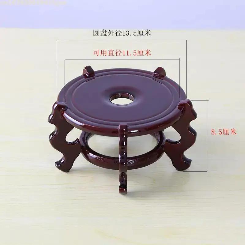 

Solid Wood Flower Stand Flowerpot Base Fish Tank Stand Floor Standing Decorative Plant Stand Miniature Model Sculpture Base