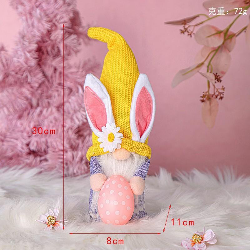 

Easter Rabbit Dwarf Doll Cute Gnome Doll For Home Party Desktop Decoration Easter Ornaments Kids Gifts Free Shipping