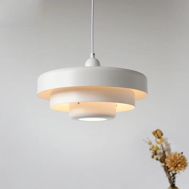 Danish Designer Vintage Led Ceiling Pendant Lamps Restaurant Study Coffee Bauhaus Cake Light Housedecor Suspension Lighting