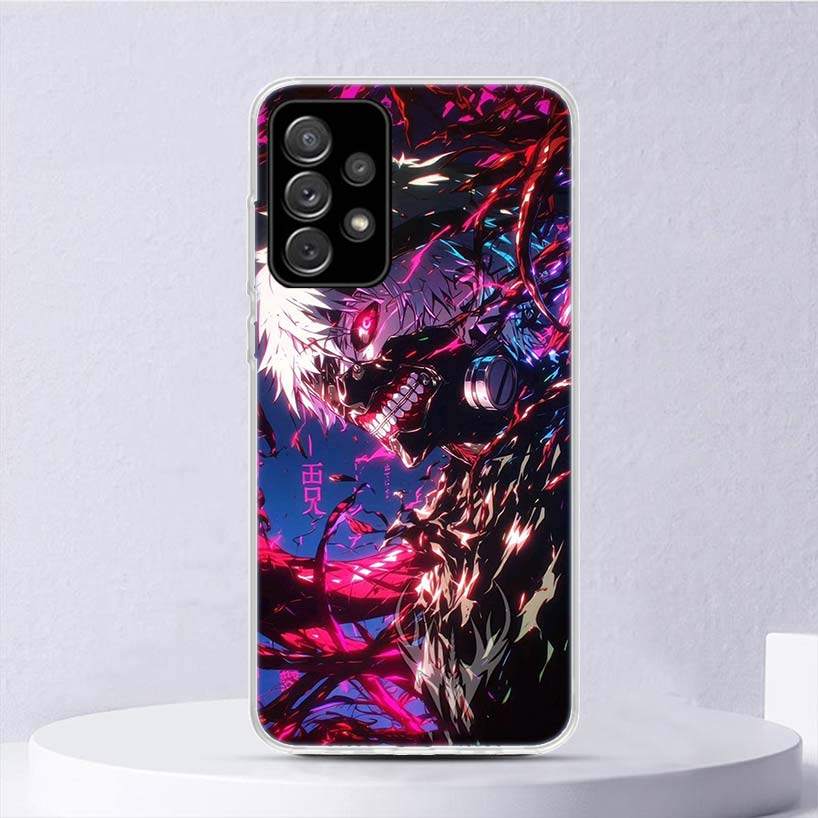 G-Ghoul Tokyo Kaneki Ken Soft Case For Samsung Galaxy A17 A16 A26 A36 A56 A15 A14 A13 A55 A54 A53 Phone Cover A25 A35 A24 A34 A2
