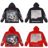 25ss Retro American Trend Washed Hip Hop Hoodie - Autumn/Winter