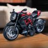 Alloy Inertia Motorcycle Model With Alloy And Plastic Materials For Kids Collectors