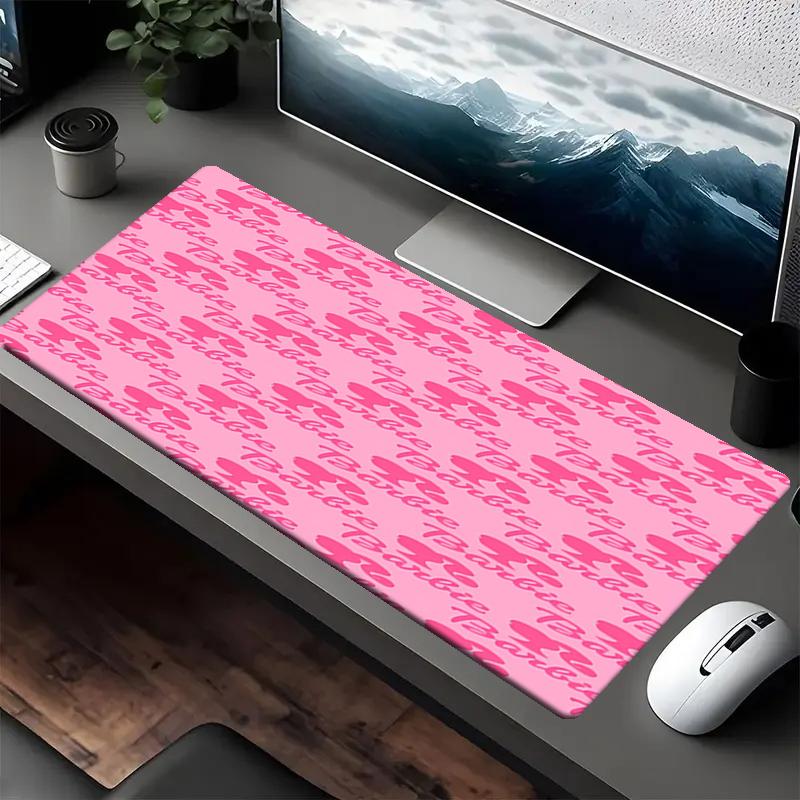 Barbie Theme Mouse Pad, Non Slip Rubber Base, Multifunctional Office & Home Decor, Perfect for Workspace Personalization.