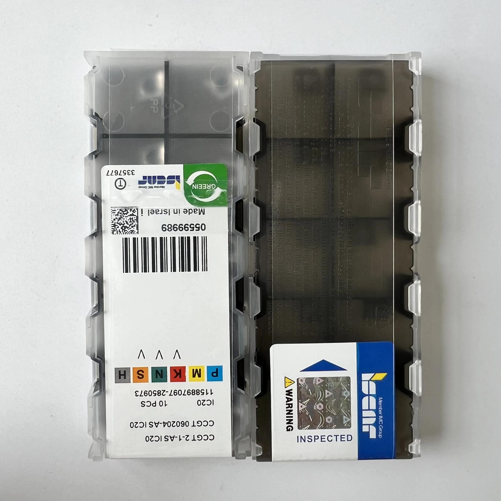 

ISCAR / CCGT060204-AS IC20 / Industrial indexable Carbide Inserts 10 Pcs