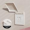 1/2pcs Home Socket Storage Rack, Detachable Bathroom, Living Room, Bedroom Socket Protection Cover, Small Projector Set-Top Box