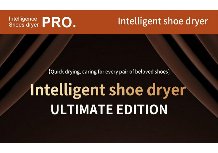 Smart Portable Foldable Shoe Dryer with Constant Temperature and Dehumidifying Blue Light